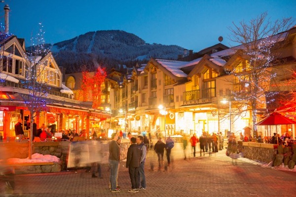 Whistler Village at Dusk