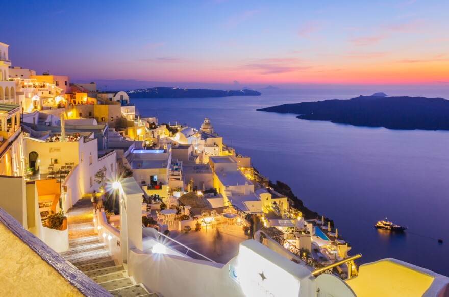 Santorini Twilight